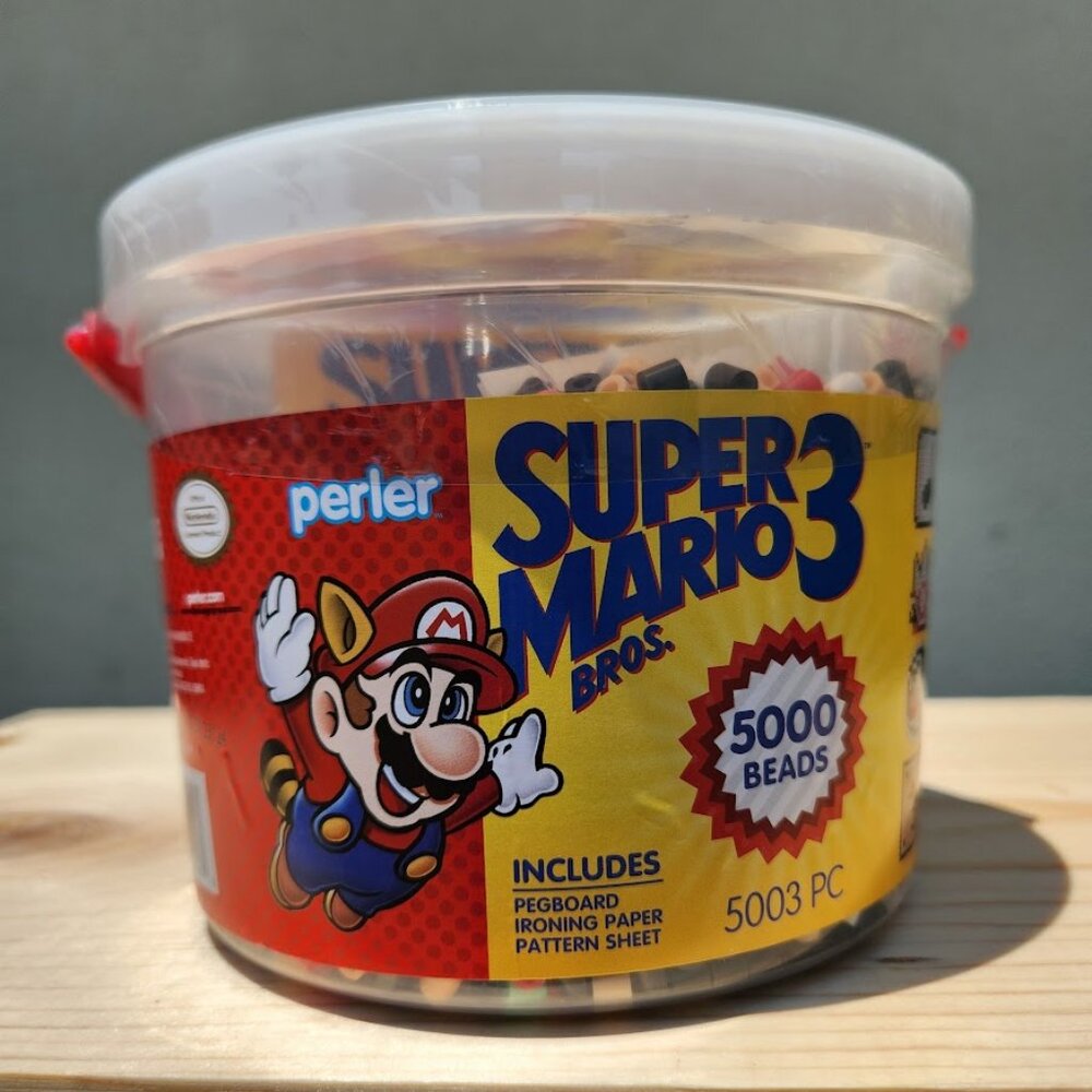 NEW Perler Fuse Craft Beads Bucket Activity Kit 5000 Bead Super Mario Brothers